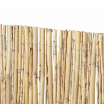 Bambú decorativo (media caña). Rollo 2x5m