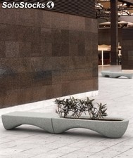 Banc en béton design Waves- BOW