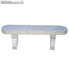 Banc granit gris bleu 150X30X8