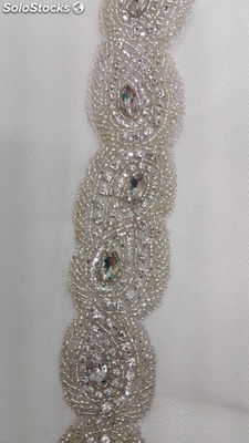 Bande de strass Argent - Photo 4