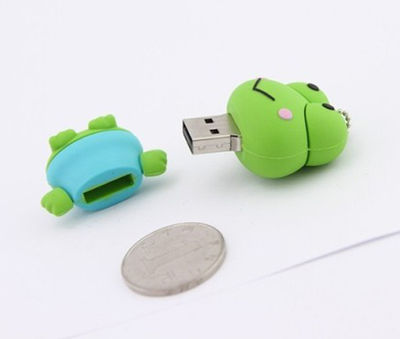 Bande dessinée Green Frog Prince USB Flash Drive USB 2.0 pen drive Carte Mémoire - Photo 3