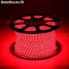 Bande led rouge, 5050 smd 60led/m, 220v 100m/roll