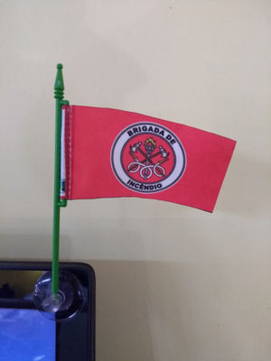 Bandeirinha brigada de incêndio com ventosa