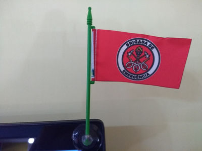 Bandeirinha brigada de incêndio com ventosa - Foto 2