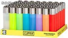 Promo Mechero Clipper Liso - Caja 48 unidades