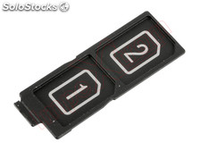 Bandeja de cartao SIM Sony Xperia Z5 Dual, E6633, E6683, Z5 Premium Dual, E6833,