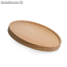 Bandeja de madera Circular menaje cocina Madera - 28 cm