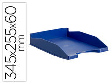 Bandeja sobremesa archivo 2000 antimicrobiana sanitized plastico azul apilable 3