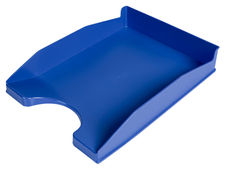 Bandeja sobremesa plastico q-connect azul opaco 240X70X340 mm