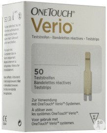 One Touch Verio 100 bandelettes réactives autosurveillance glycémie