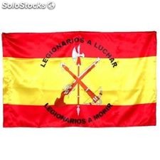 Bandera de España con Escudo de la Legión
