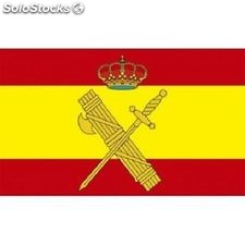Bandera de España con Escudo Guardia Civil