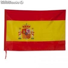 Bandera de España con escudo y vaina