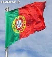 Bandera portugal con escudo 100*070