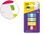 Banderitas separadoras rigidas dispensador 4 colores amarillo azul lima y rojo - 1