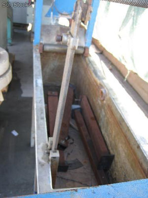 Bañera de hilos de 1,5 x 0,40 ancho con ventilador de 0,5 c.v.