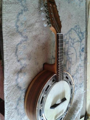 Banjo de 8 cordas + elétrico Afinação em cavaco/banjo ou Bandolin + 4 apostilas - Foto 2