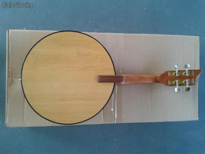 Banjo em marfim eletrico + capa + frete grátis brasil. - Foto 2
