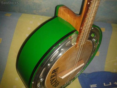 Banjo verde color brilho + capa+ frete grátis para todo Brasil