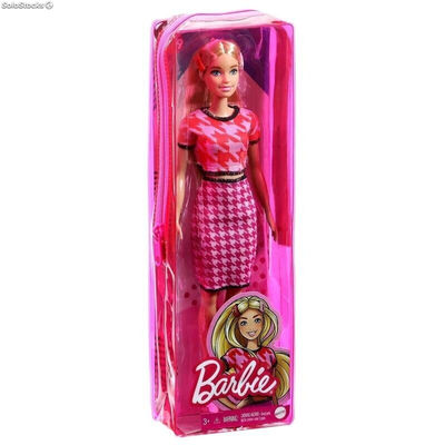 Barbie Fashionista Muñeca Rubia con Falda y Top - Foto 4