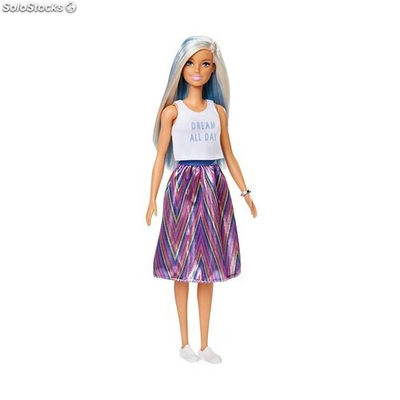 Barbie Fashionistas con Mechas Azules