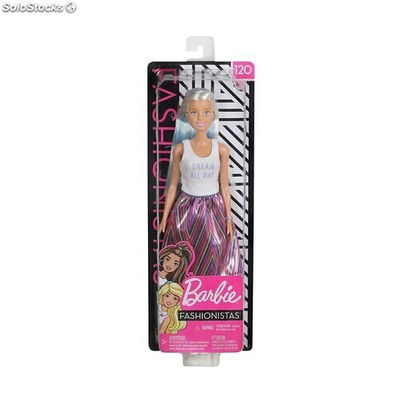 Barbie Fashionistas con Mechas Azules - Foto 2