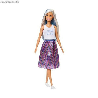 Barbie Fashionistas con Mechas Azules - Foto 3