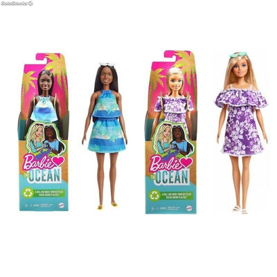 Barbie Loves the ocean doll with Flower print dress 30CM