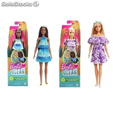 Barbie Loves the ocean doll with Sea print Skirt and top 30CM