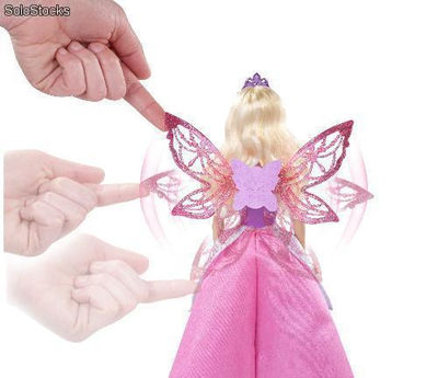 Barbie - Princesa Catania con falda y alas desplegables (Mattel - Foto 3
