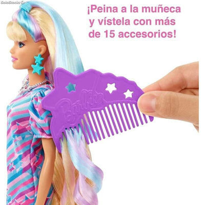 Barbie Totally Hair Pelo extralargo Estrella - Foto 5