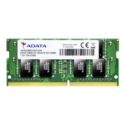 Barette mémoire pour pc portable adata DDR4 4GB so dimm 2666 MHz