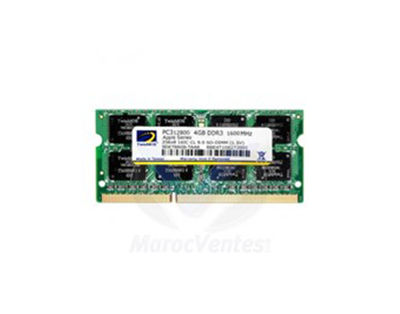 Barette mémoire pour PC portable Twinmos DDR3 4Go