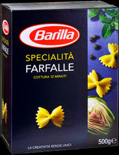 Barilla Pasta différents formats