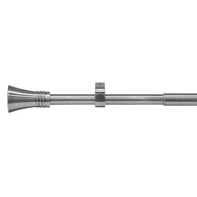Barra Cortina Extensible Metal Ã 19 mm. Extensible 1,1 / 2,0 Metros Niquel /