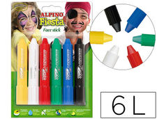 Barra maquillaje face stick 6 colores surtidos