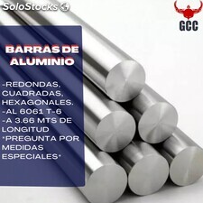 Barras cuadradas de aluminio
