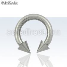 Barras piercing circulares