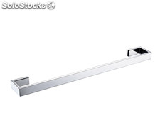 Barre porte-serviettes 60 cm - finition inox brossÃ©