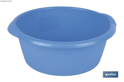 Barreño de Color Azul | Modelo Udai | Capacidad 3, 6, 10, 15 o 25 L | Fabricado