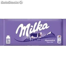 Barres de chocolat Milka disponibles partout