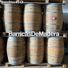 Barrica de Madera usada 225 litros, Barril rústico con Tratamiento