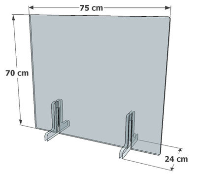 barrière de protection plexiglas - Photo 2