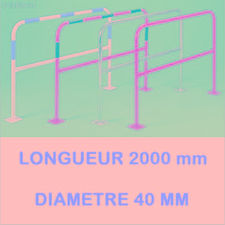 Barrières à platine hauteur 2000 diametre 40 mm