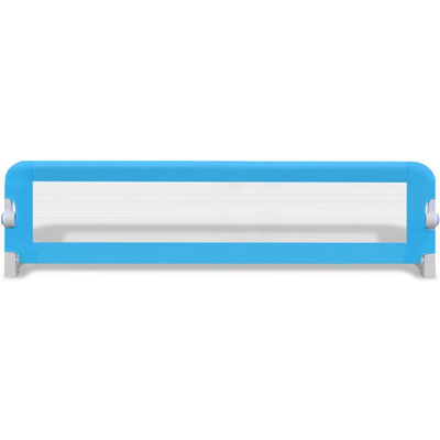 Barrières de lit pour enfants 150 x 42 cm Bleu - Photo 3