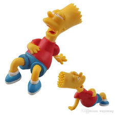 Bart simpson riendo, figura pvc