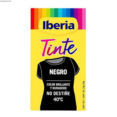 Barwnik do ubrań Tintes Iberia Czarny 40º C