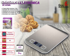 Bascula Digital De Cocina 5 Kg We Houseware BN5985