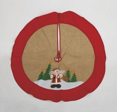 Base arbol navidad arpillera 105 cm diametro