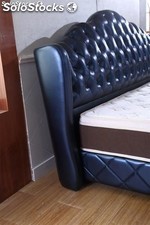 Base cama americana cabecero tapizado camas tapizadas mod TR901